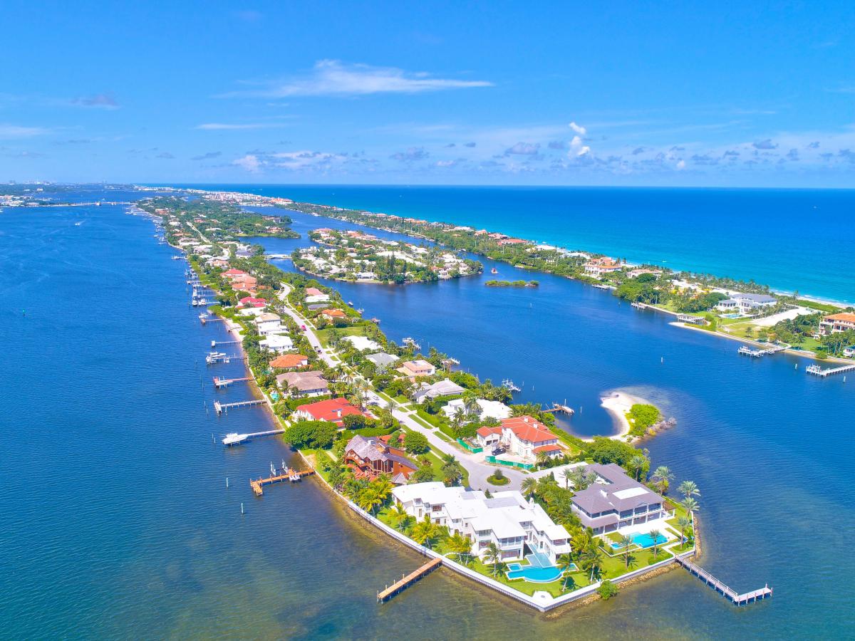 Aerial view of Point Manalapan
